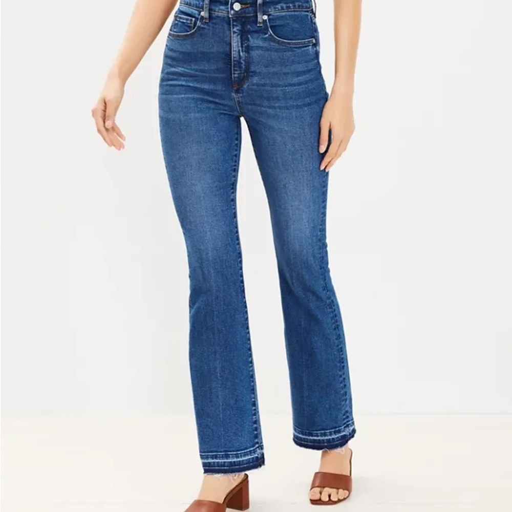 LOFT Slim Flare Jeans